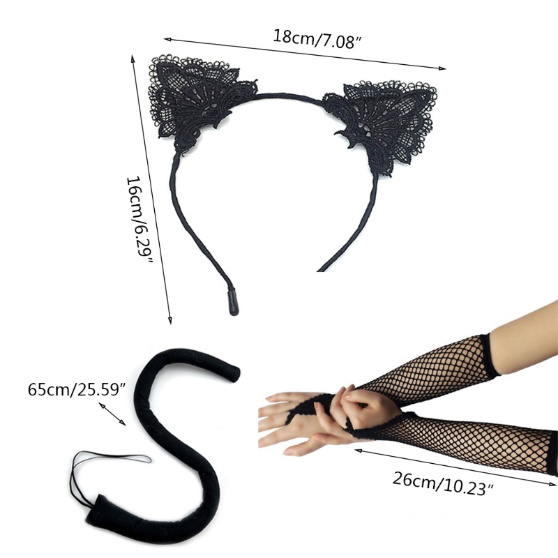 Set 5 Băng Đô Tai Mèo Hóa Trang Quyến Rũ Cho Nữ