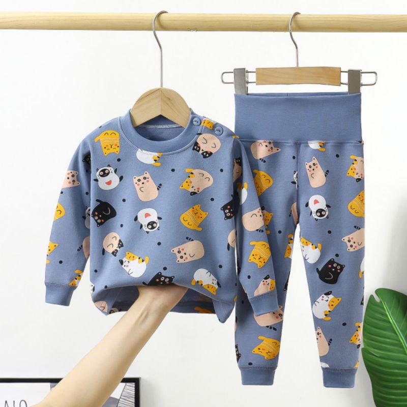 Bộ Thu Đông Cotton Len Bé Trai - Bé Gái Hàng Quảng Châu