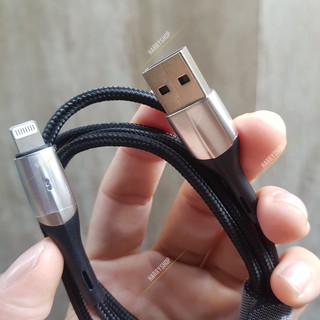 Cáp sạc Iphone có đèn báo Baseus Horizontal