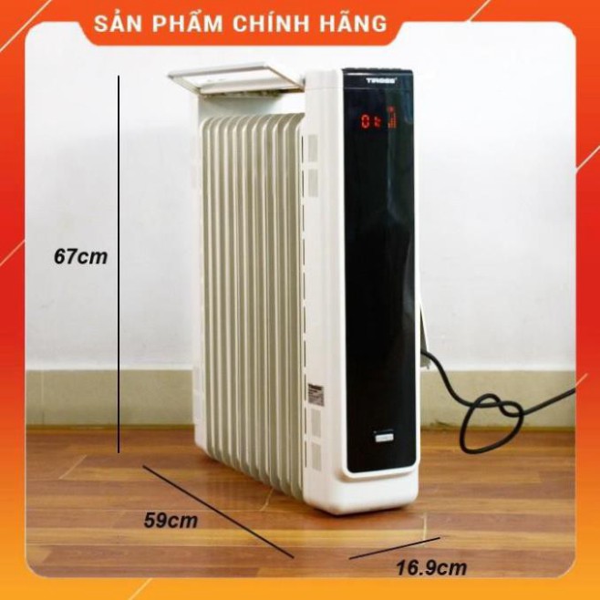 Máy sưởi dầu Tiross 11 thanh TS9212 | TS9213 | TS9215 | TS9218, Có khiển [ Hàng chính hãng, BH 1 năm ]