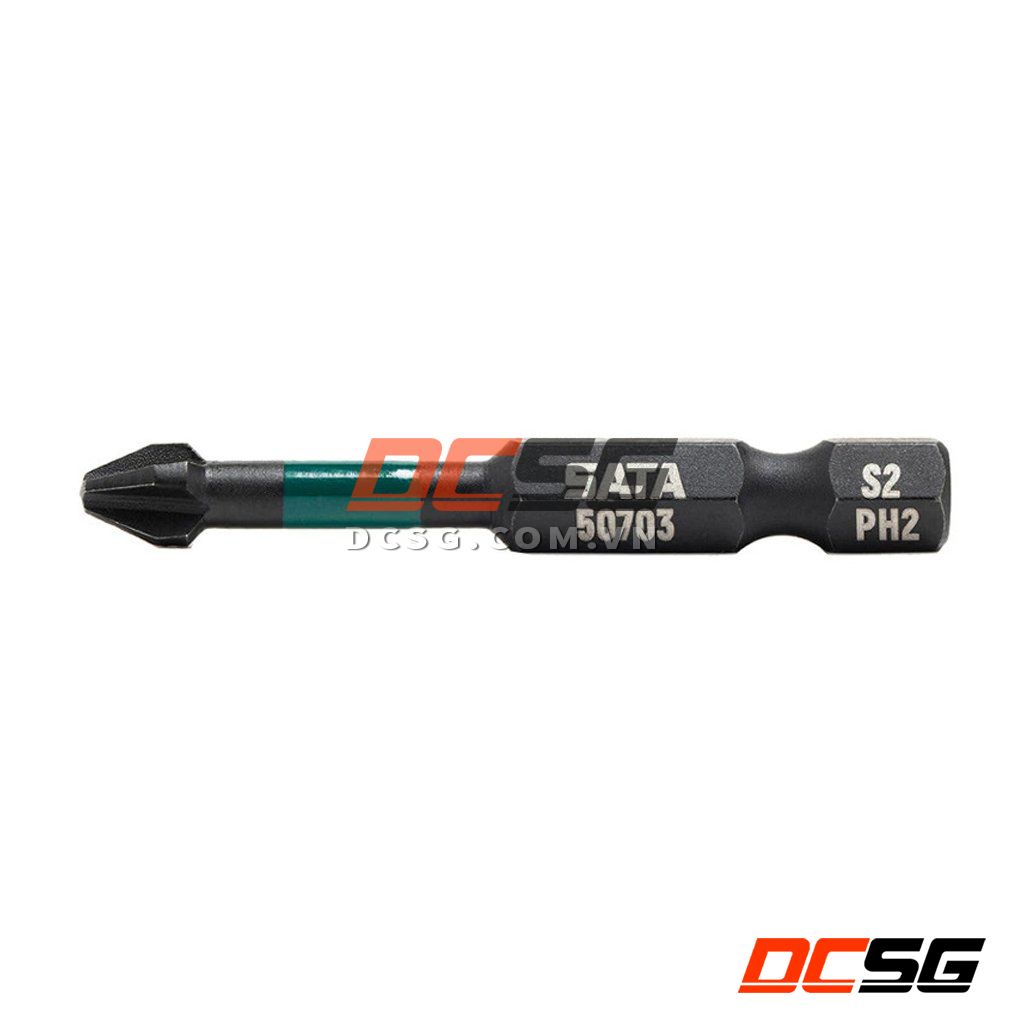 Mũi vít bake 1 đầu Ph2x50mm SATA 59703 (01 mũi) | DCSG