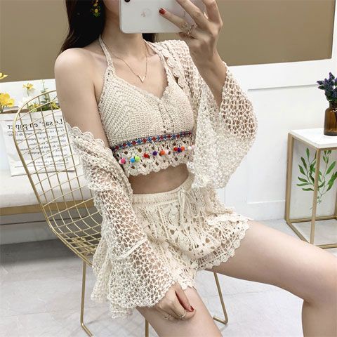 Set Ren Đi Biển Bikini Kiểu 10 | Smide Clothing