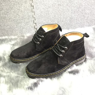 Giày Dr Cổ Lửng Da Lộn