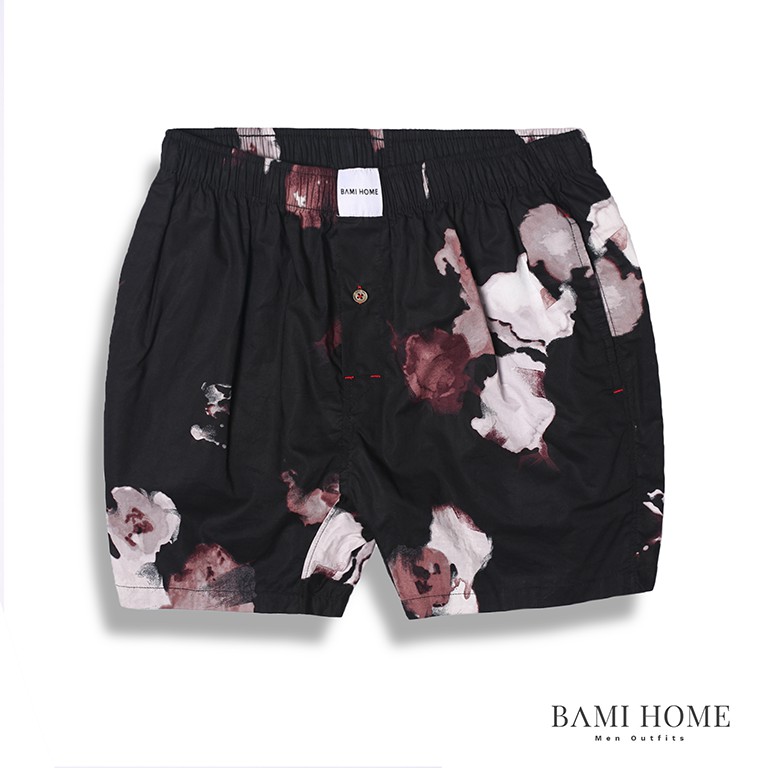 Quần short đùi mặc ngủ, mặc nhà BAMI HOME có túi tiện lợi đa dạng họa tiết QNCT1- 56 | BigBuy360 - bigbuy360.vn