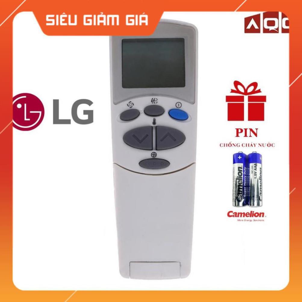 Remote/ khiển điều hoà, máy lạnh LG có 6 NÚT, LẮP CÀI - Giá tốt nhất