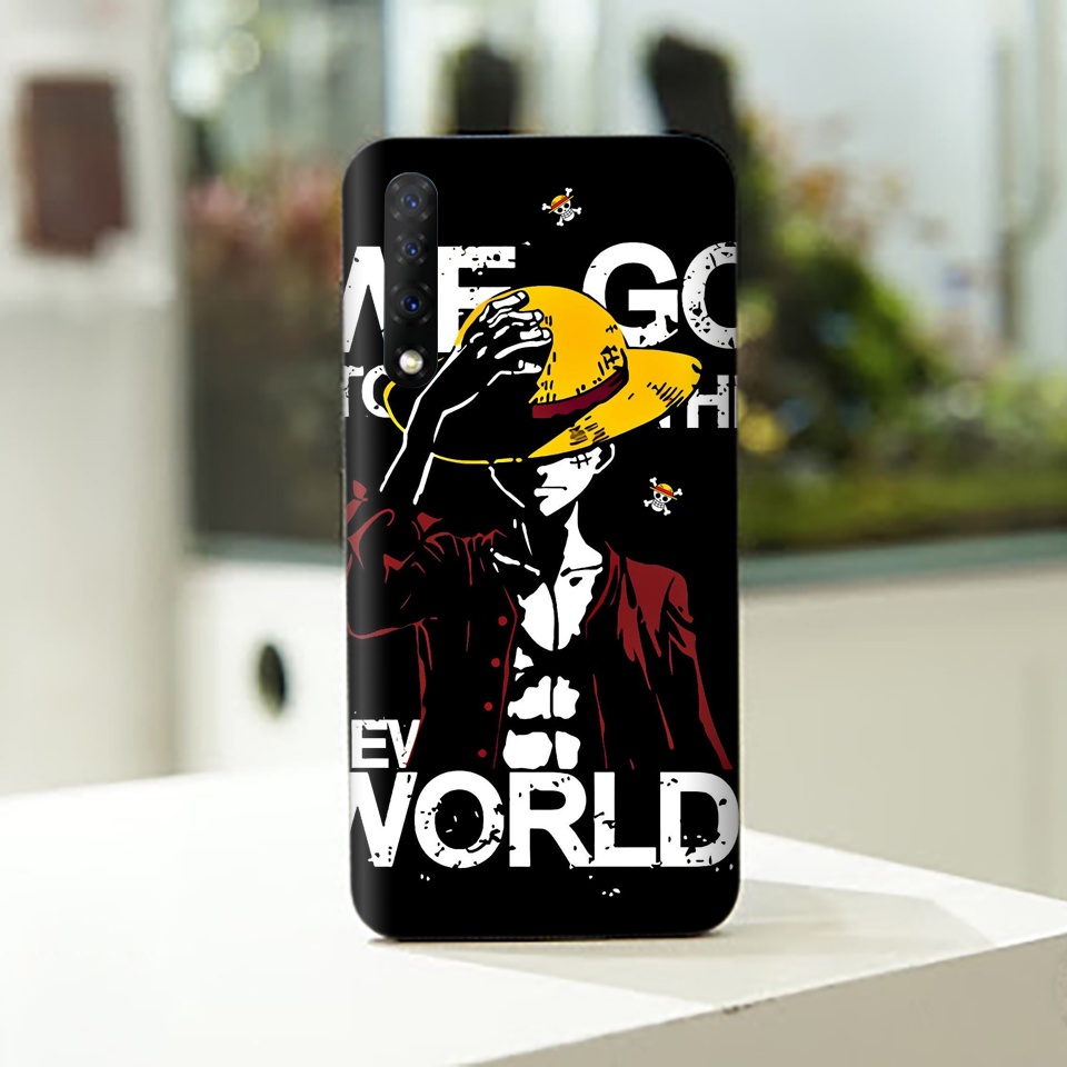 Miếng Dán Skin Điện Thoại In Hình Luffy One Piece Cho Iphone 6/ 7/ 8/ X/ XS/ 11/ 11 Pro Max Và Các Dòng Máy Android