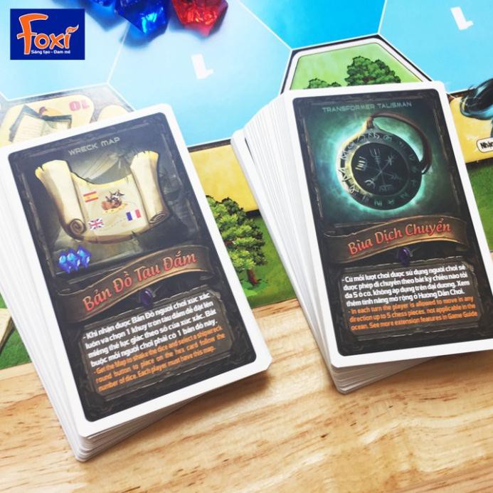 Board game-Đi tìm kho báu phần 3 Foxi-Đồ chơi gia đình tương tác-Phù hợp với mọi lứa tuổi-Tăng khả năng tư duy sáng tạo