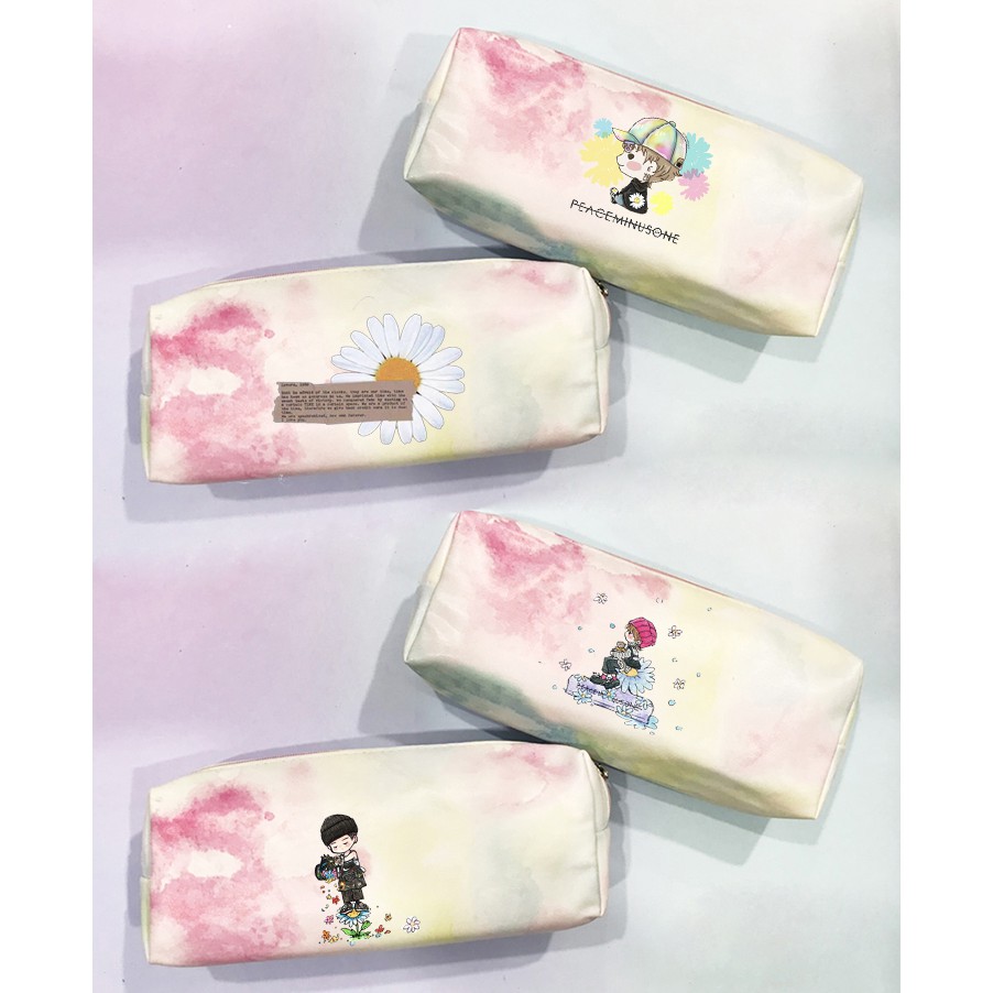 hộp bút màu loang gấu dâu tây lotso thỏ stella cáo lina HBDL14 hoa cúc GD cute dễ thương hoạt hình idol thần tượng