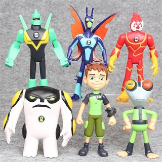 Bộ 6 mô hình nhân vật ben 10 ben tennyson