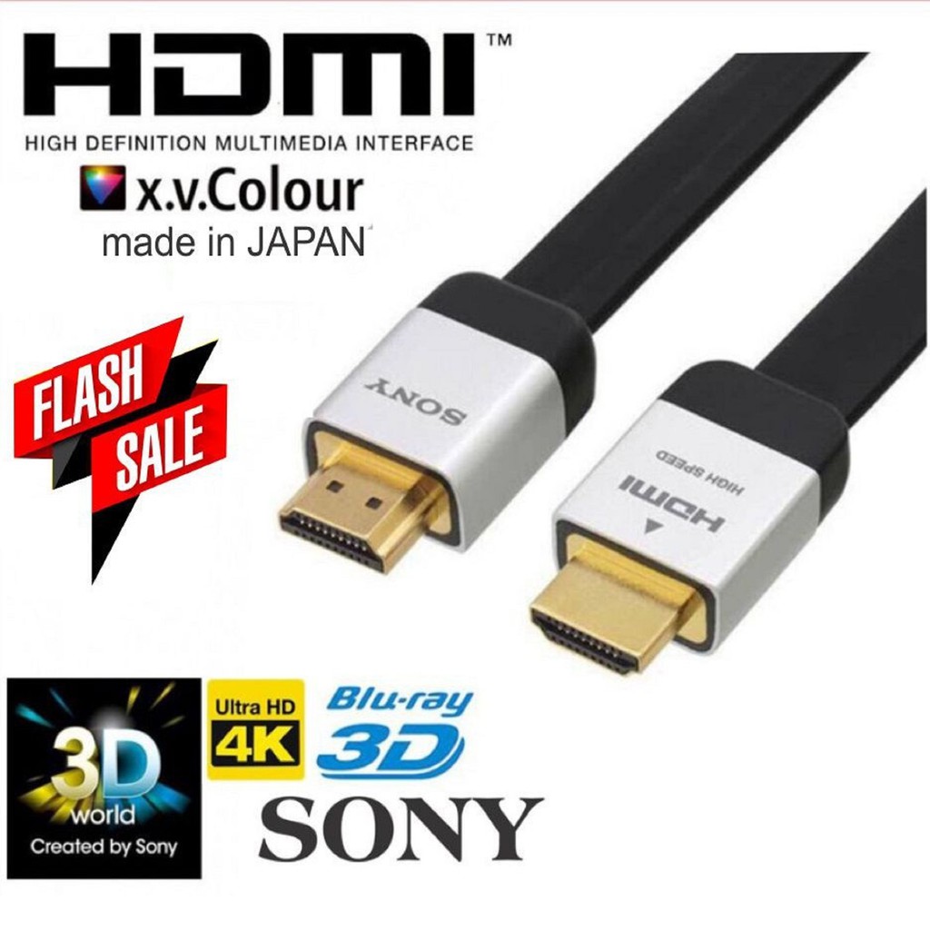 Dây HDMI SONY 2M chất lượng 4K (đầu mạ vàng cao cấp)