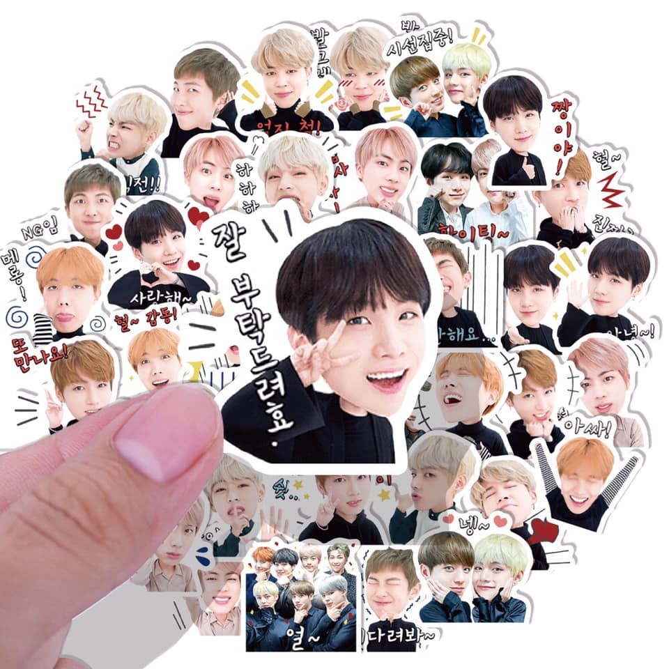 STICKER THẦN TƯỢNG BTS