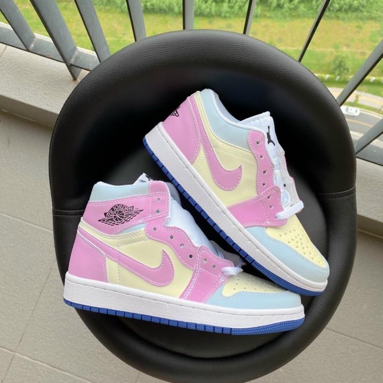 Giày Jordan cao cổ đổi màu mới, Giầy JD1 trắng chuyển màu Hót trend 2021, Full box bill
