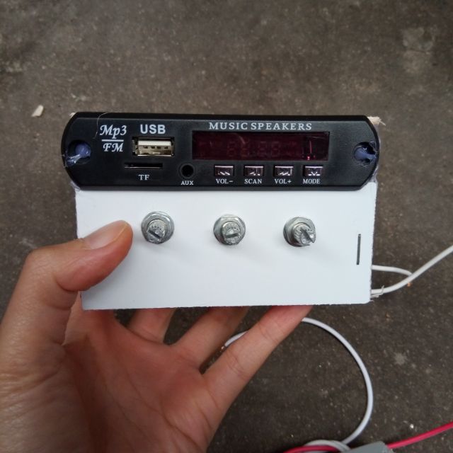 Bộ Bán Hàng Rong,1Âm Ly12V,1 Loa Nén 10W