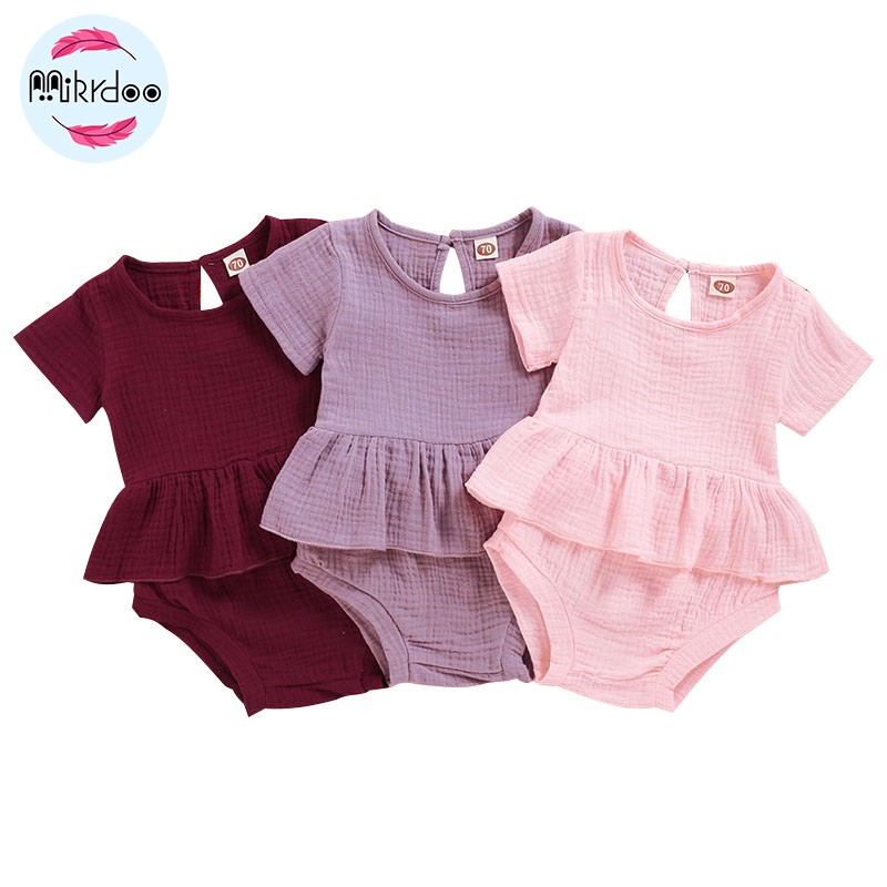 Mikrdoo Áo Thun Và Quần Short Cho Bé