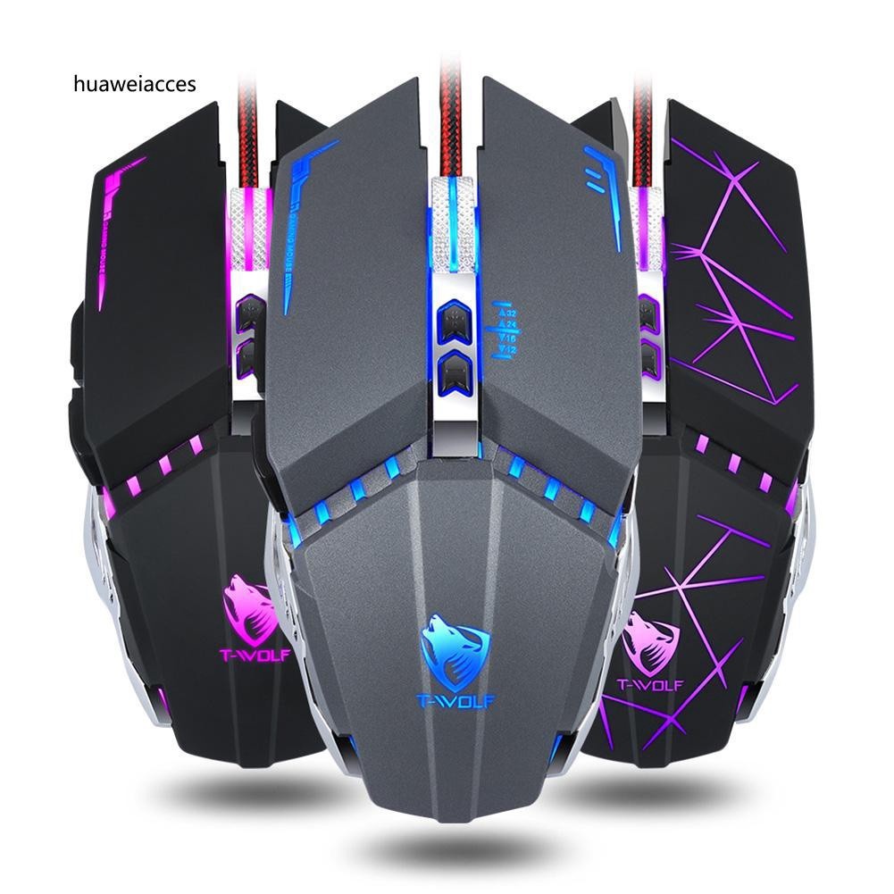 Chuột Mouse T-WOLF V7 LED USB Gaming