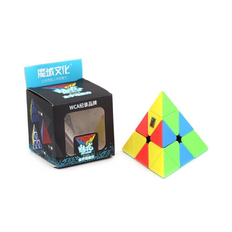 Rubik Pyraminx Stickerless MoYu MeiLong MFJS Rubik Tam Giác