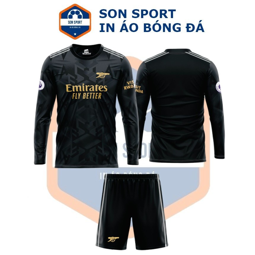 Bộ Quần Áo Bóng Đá Dài Tay CLB Arsenal