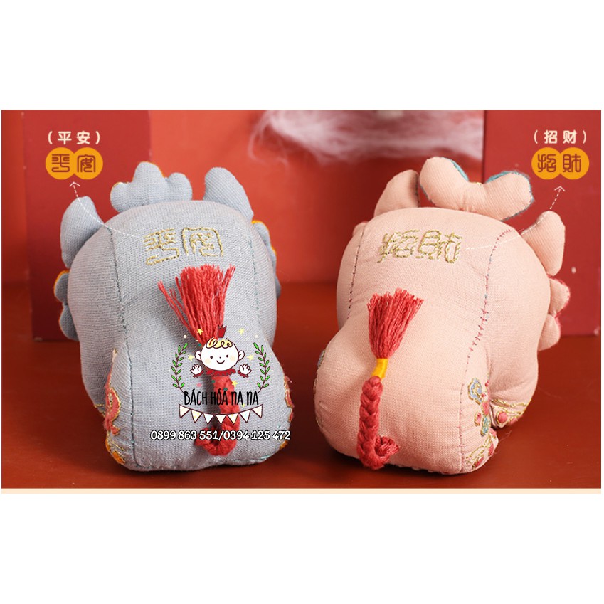 DIY BỘ KIT TỰ THÊU ÔNG XÃ BÀ XÃ - Cầu may mắn làm móc khóa , treo ô tô, túi xách, quà tặng - NANA SHOP HANDMADE