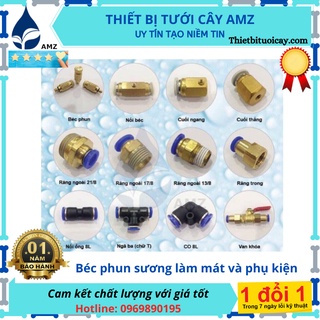 Phụ kiện phun sương ống 8mm - tê - nối - góc
