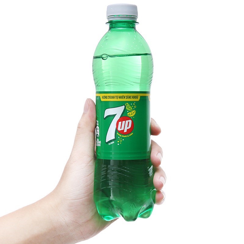 1 chai Nước ngọt có gas 7Up vị chanh sảng khoái 390ml