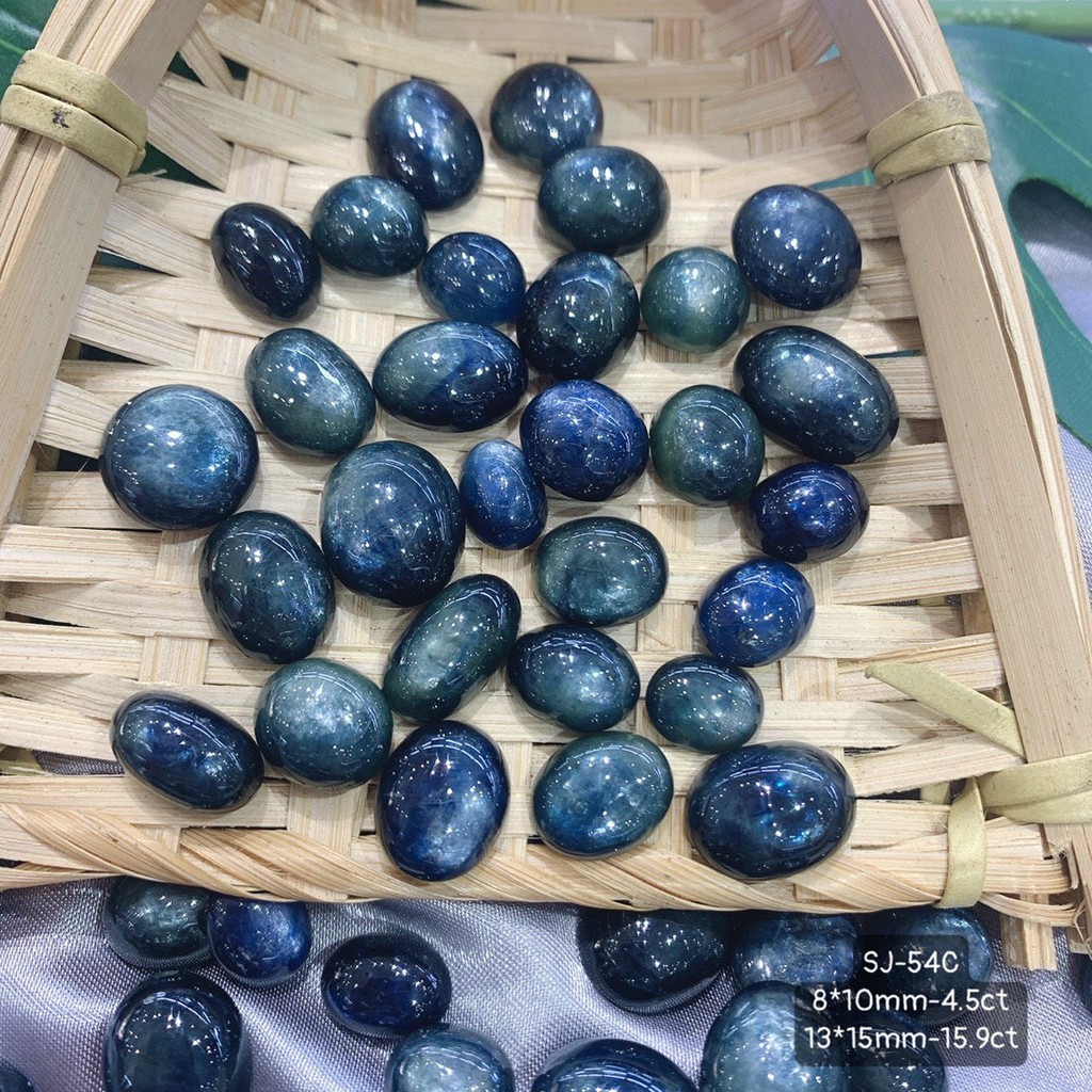 Mặt Đá Sap- phire Xanh Đen Cao Cấp