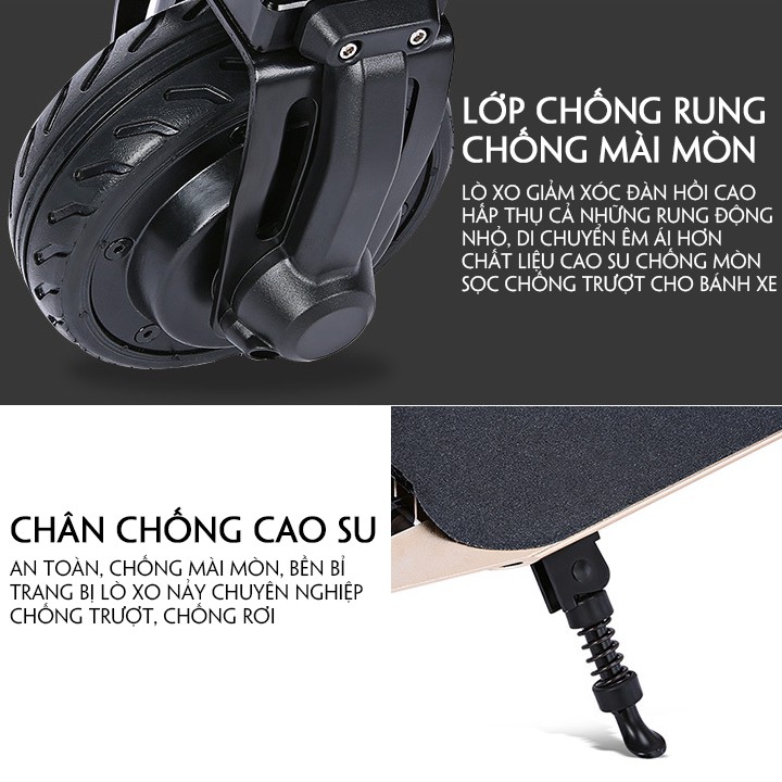 [Chính Hãng] Xe điện scooter người lớn, xe điện scooter 5,5 inch - xe điện scooter cao cấp có thể gấp gọn