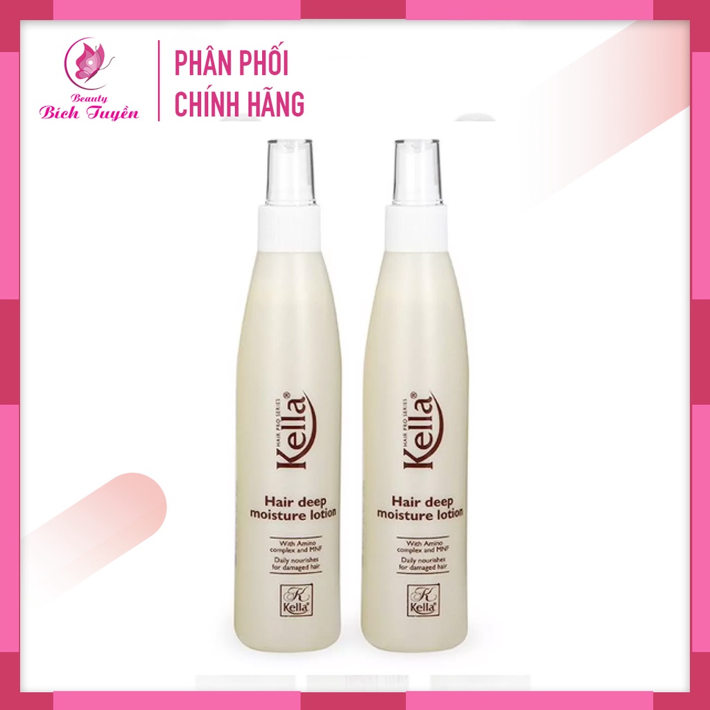 Sữa Xịt Dưỡng Tóc KELLA Hair Deep Moisture Lotion 250 ml