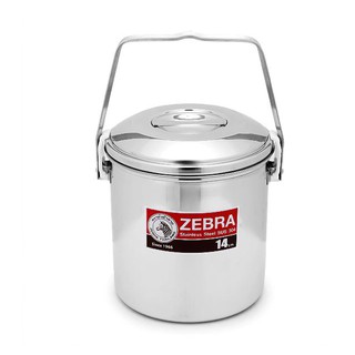 Camen inox 304 zebra có ngăn sâu lòng 14cm - 151625