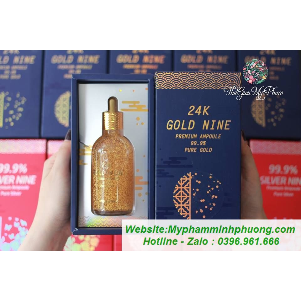 SERUM VÀNG 24K GOLD NINE PREMIUM AMPOULE