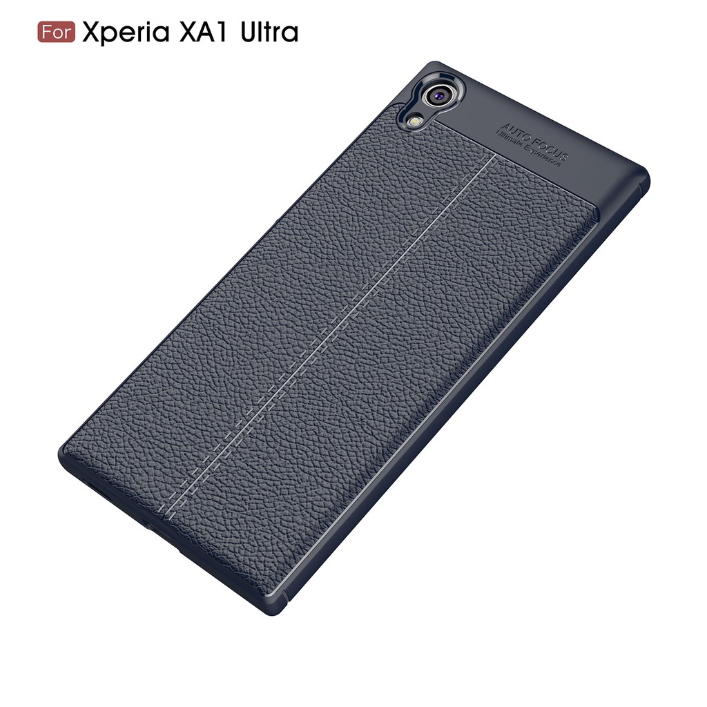 Ốp điện thoại thiết kế in da nhám chống sốc tiện dụng cho Sony XA1 Ultra