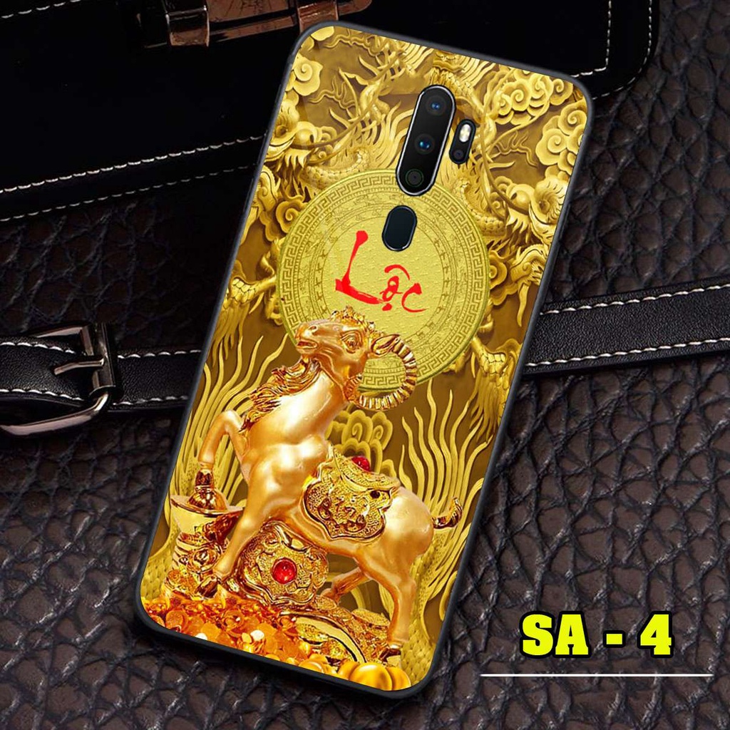 Ốp lưng kính 3D in hình 12 Con Giáp May Mắn cho Oppo A5 2020 - Oppo A9 2020 sắc nét