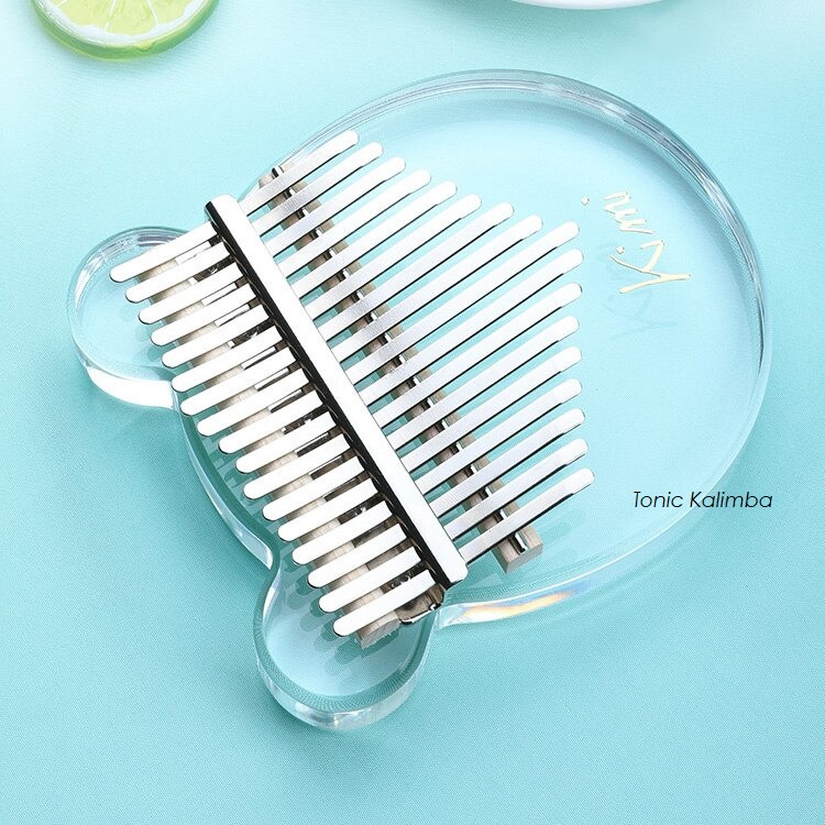 Đàn kalimba trong suốt 17 phím TONIC KALIMBA chính hãng tặng búa chỉnh âm TONIC - M17284