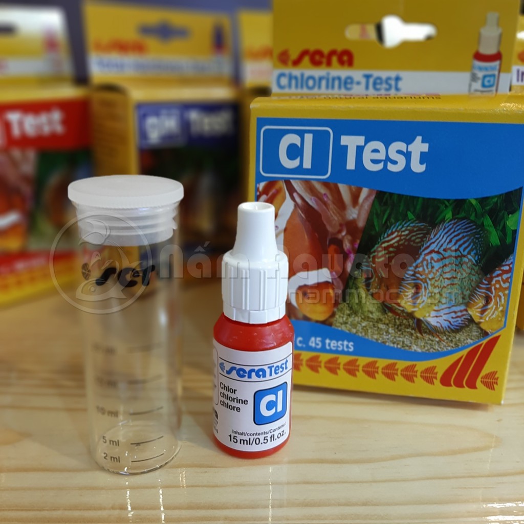 [Chính hãng] Dung dịch test Clo Sera - Test Clorid trong nước nhanh, chính xác nhất