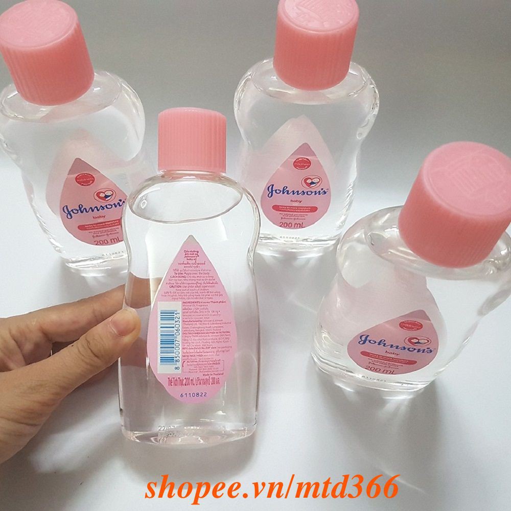 Dầu Massage Em Bé 200ml Johnson's Baby Oil Chinh Hãng.