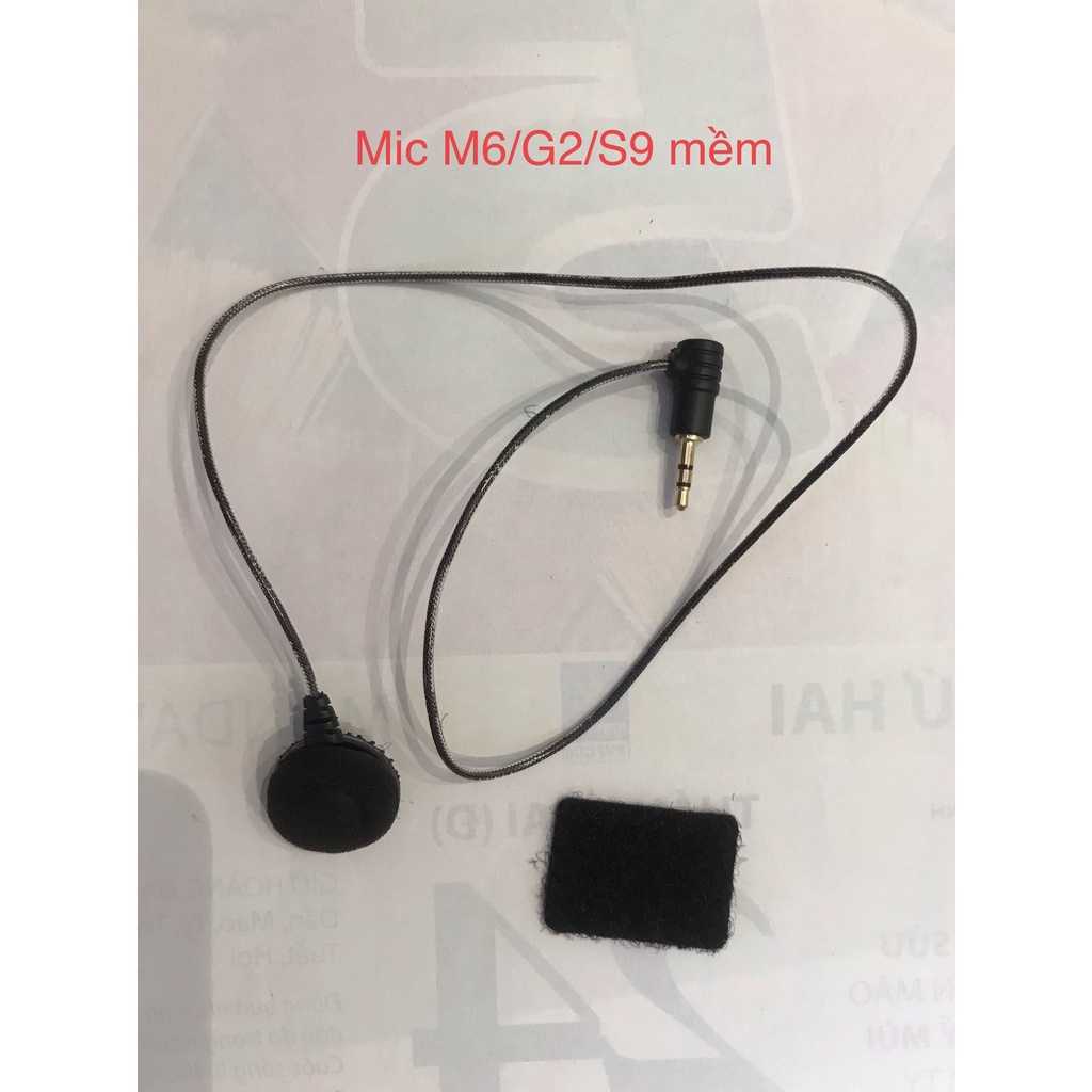 Micro  rời thay thế cho tai nghe gắn nón bảo hiểm Vimoto, Airide, SCS