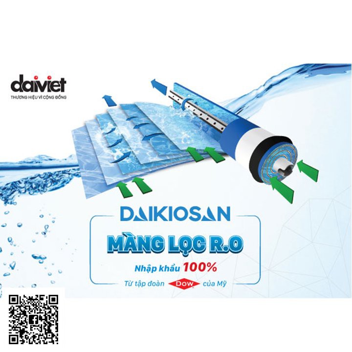 Máy lọc nước tinh khiết RO cao cấp Daikiosan DSW-32009G mới