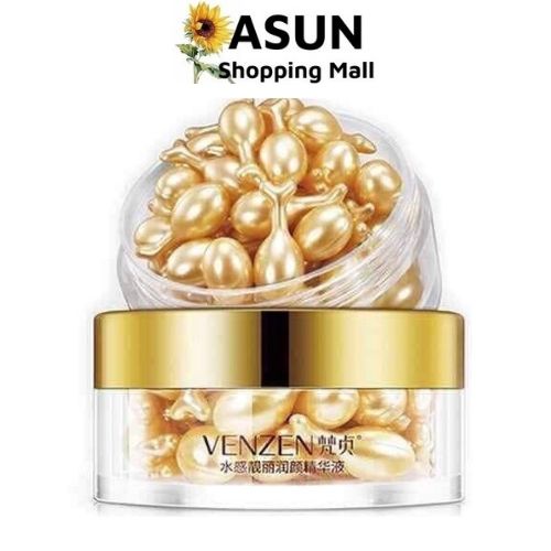 Hộp 30 Viên Serum Vitamin Veze Dưỡng Da, Cấp Ẩm, Sáng Da, Ngừa Lão Hóa 30ml