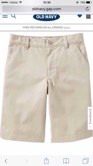Quần kaki Old navy bé trai