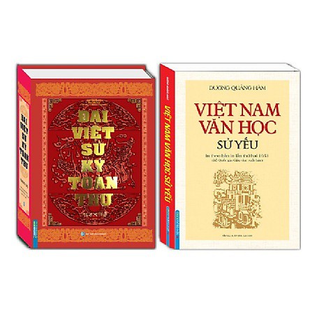 Sách - Combo Đại việt sử ký toàn thư và Việt Nam sử lược (bìa cứng)