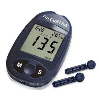 Máy đo đường huyết on call plus tặng 50 que 50 kim