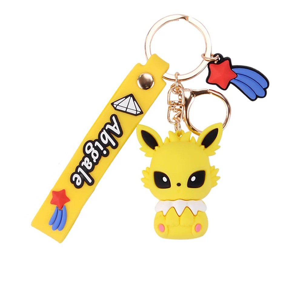 Móc Khóa Hình Pikachu Hoạt Hình Dễ Thương