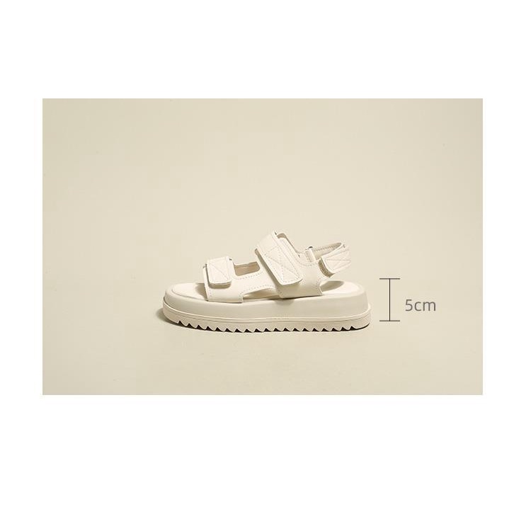 Giày Sandal Thể Thao Quai Dán Đế Mềm Dày Siêu Nhẹ Thời Trang Mùa Hè Hàn Quốc 2022