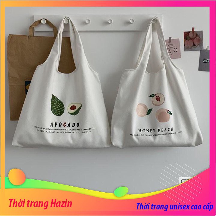 [SALE SỐC, TẶNG QUÀ XINH] TÚI TOTE VẢI BỐ ĐỰNG ĐỒ CANVAS THỜI TRANG HAZIN PHÙ HỢP ĐI HỌC ĐI LÀM