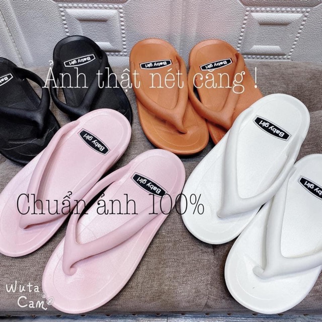Dép tông xỏ ngón 4 màu trơn -kèm ảnh thật | BigBuy360 - bigbuy360.vn