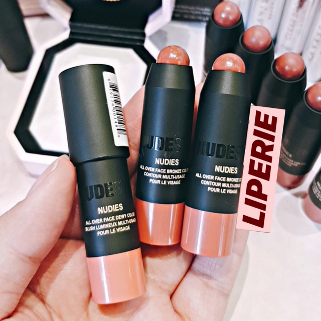 Thanh má hồng tạo khối NUDESTIX Nudies Matte Blush & Bronze