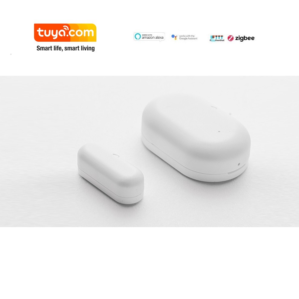 Cảm biến Mở cửa Zigbee Tuya Go / Smart Life - Có hỗ trợ Googhe Home, Alexa, IFTTT