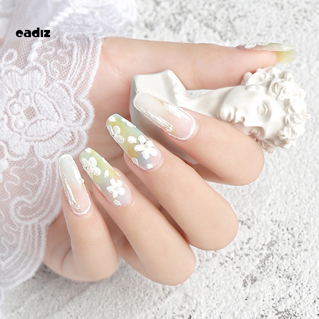 [Hàng mới về] Gel Sơn Móng Tay 3D Hiệu Ứng Gypsum Độc Đáo Dành Cho Nữ