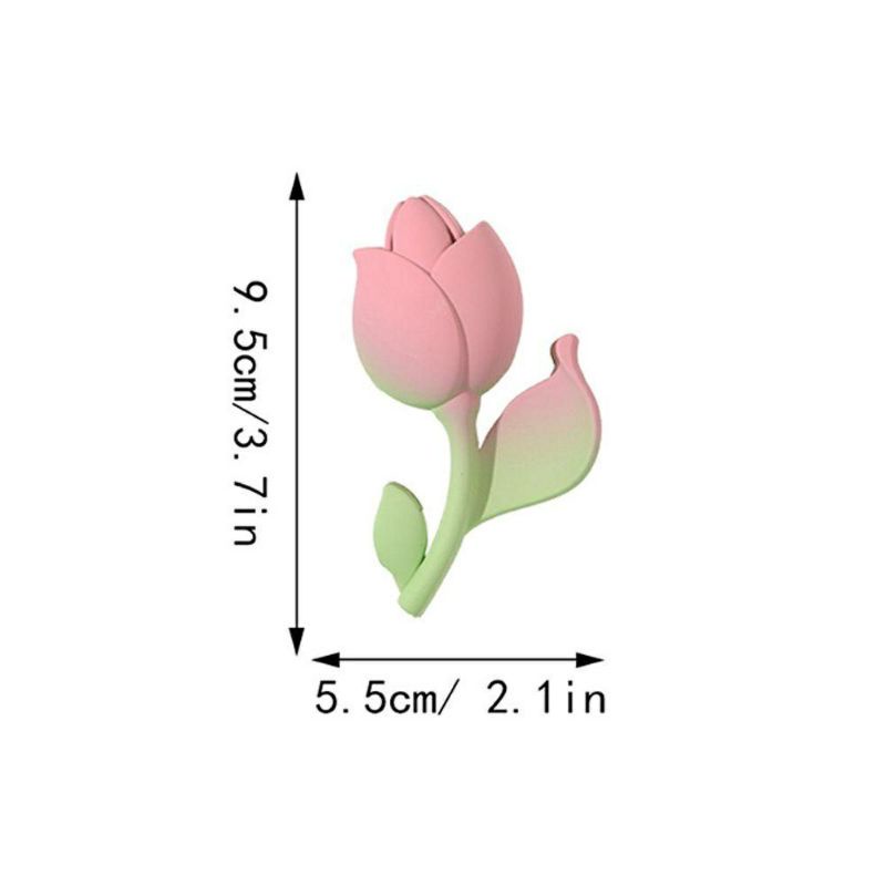 Kẹp tóc móng vuốt hình hoa tulip thời trang hot 2022
