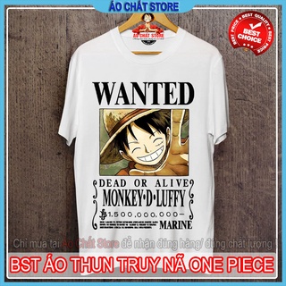 (VIDEO) BST ÁO THUN ONE PIECE LUFFY TRUY NÃ BĂNG MŨ RƠM WANTED SIÊU ĐỘC OP18