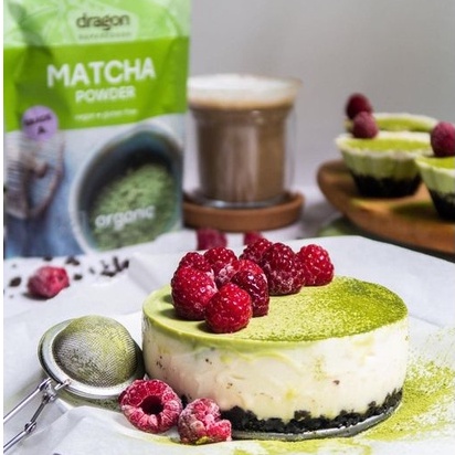 Bột MatCha Hữu Cơ Dragon Superfood 100g (trà xanh)